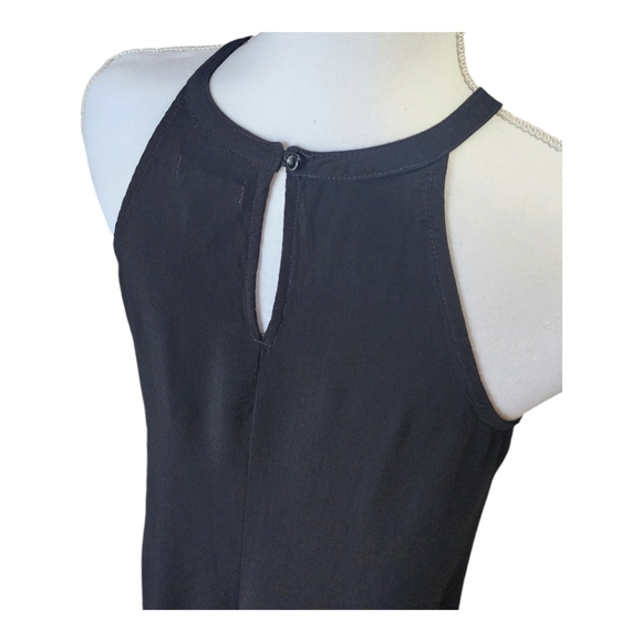 Old Navy Women's Black Jersey Swing Dress, High Neck, Sleeveless, Size XS - Picture 6 of 10